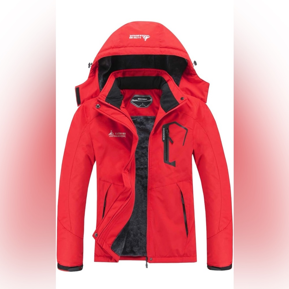 MOERDENG Women's Waterproof Ski Jacket Warm Winter Snow Coat Mountain